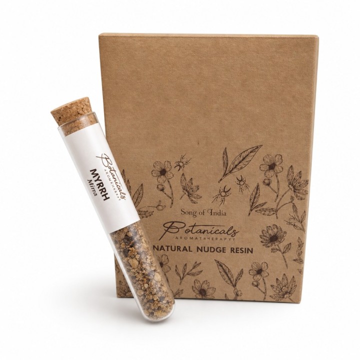 Botanical Aromatherapy Resin in Glass Tube & Cork BTRES Myrrh - zdjęcie produktu