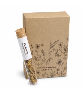 Botanical Aromatherapy Resin in Glass Tube & Cork BTRES Relaxing - zdjęcie produktu
