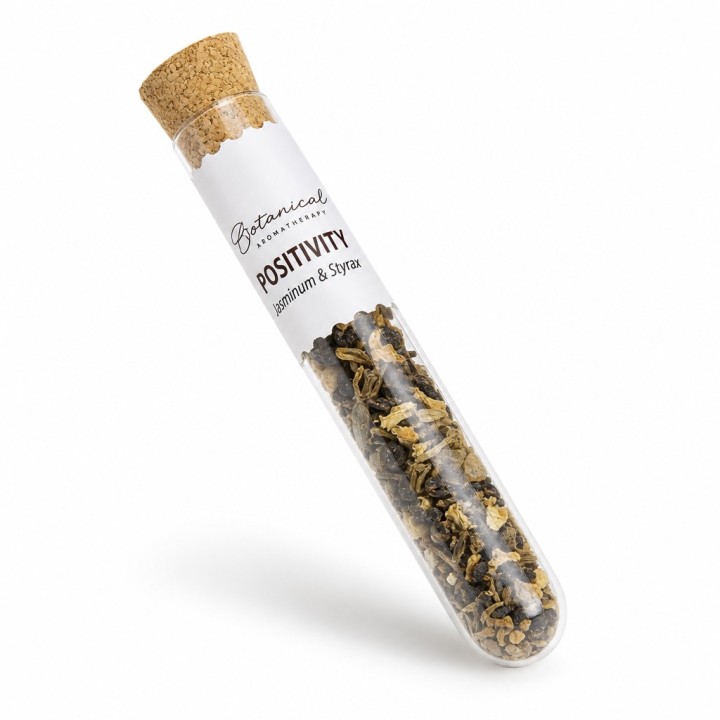 Botanical Aromatherapy Resin in Glass Tube & Cork BTRES Positivity - zdjęcie produktu