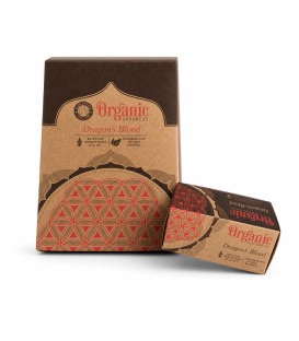 Organic Goodness 12 Back-Flow Incense Cones (Set of 6) INCBFOR Dragon's Blood - zdjęcie produktu