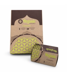 Organic Goodness 12 Back-Flow Incense Cones (Set of 6) INCBFOR Cannabis - zdjęcie produktu