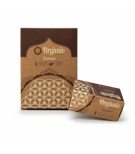 Organic Goodness 12 Back-Flow Incense Cones (Set of 6) INCBFOR Jasmine - zdjęcie produktu