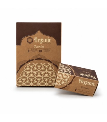 Kadzidełka Stożkowe Backflow Jaśmin Organic Goodness  12szt - zdjęcie główne produktu