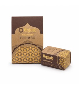 Organic Goodness 12 Back-Flow Incense Cones (Set of 6) INCBFOR Sandalwood - zdjęcie produktu