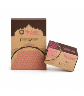 Organic Goodness 12 Back-Flow Incense Cones (Set of 6) INCBFOR Rose - zdjęcie produktu