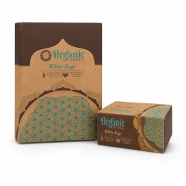 Organic Goodness 12 Back-Flow Incense Cones (Set of 6) INCBFOR White Sage - zdjęcie produktu