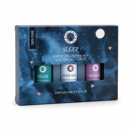 3 Aromatherapy 5 ml. Essential Oil Amber Bottles (Set of 3) in AREO05GB Sleep - zdjęcie produktu