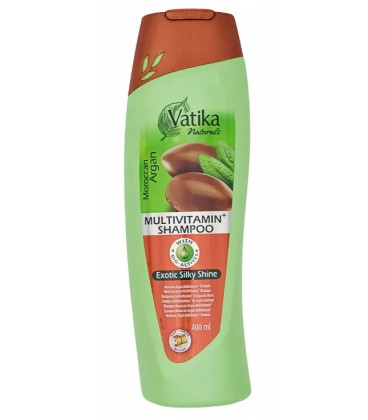 Szampon Arganowy 400ml Vatika Dabur - Włosy Farbowane & Zniszczone - zdjęcie główne produktu
