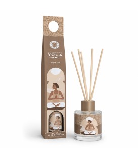 30 ml. Moonshine Yoga Reed Diffuser in Round Glass Jar with 4 Reed Sticks in Hanging Cardboard Pack MYRD30 Aqua Zen - zdjęcie pr