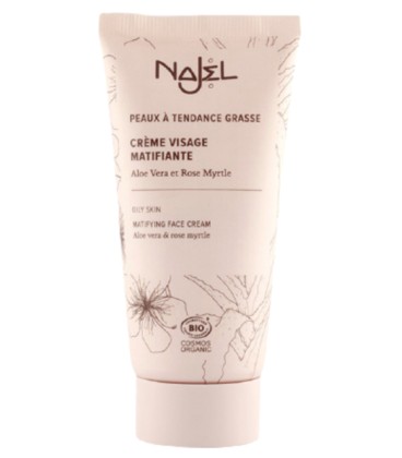 Matujący Krem do Twarzy z Aloesem Cytryną ROSE MYRTLE FACE 50ml Najel - zdjęcie główne produktu