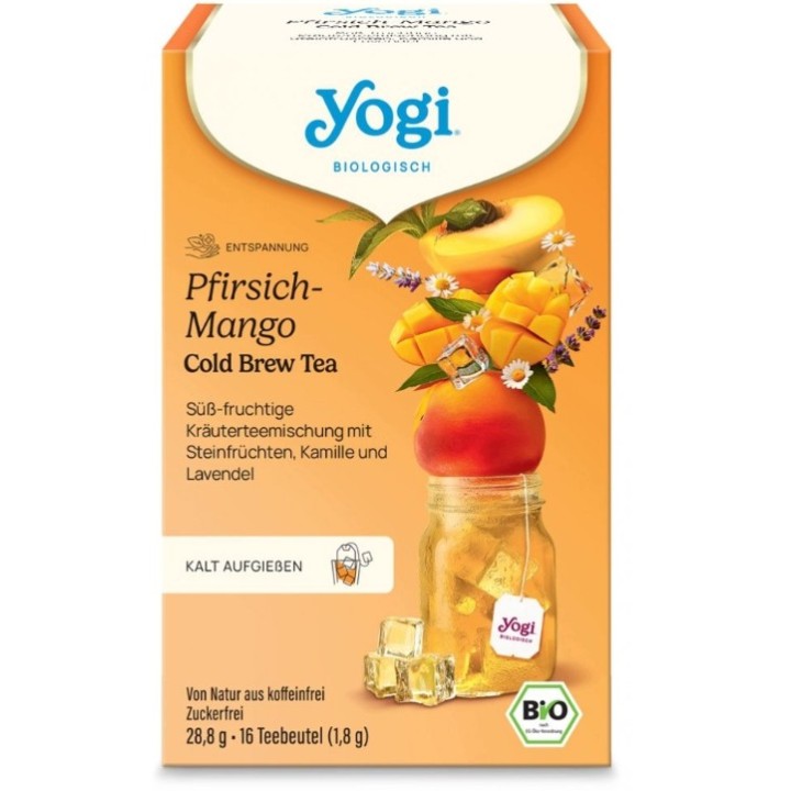 COLD BREW Brzoskwinia - Mango BIO YOGI TEA
