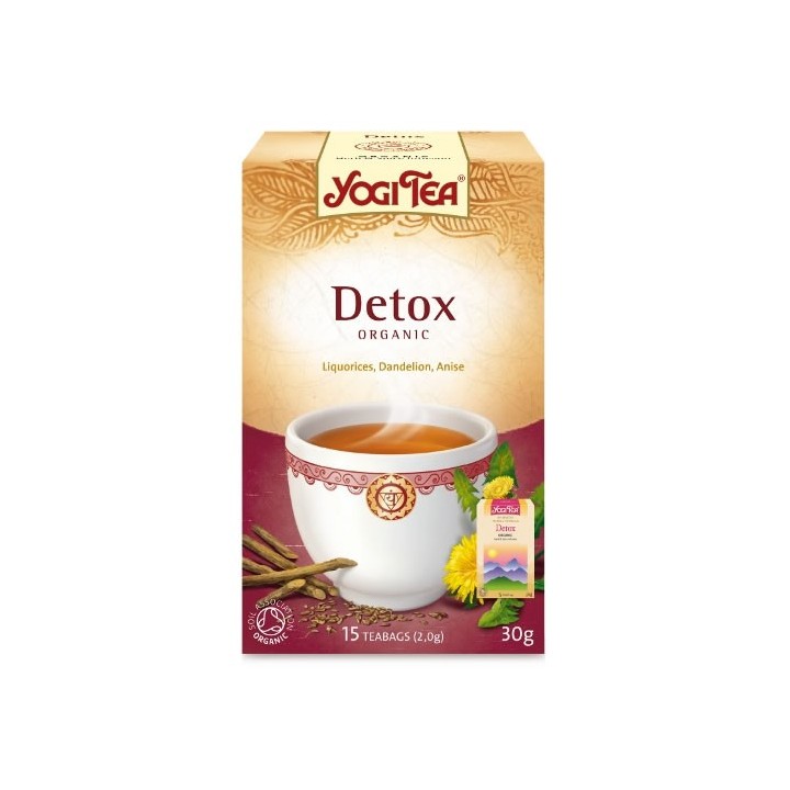 Herbata Oczyszczająca Pure Detox  17 torebek, Yogi Tea Bio