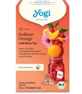 COLD BREW Truskawka - Pomarańcza BIO YOGI TEA