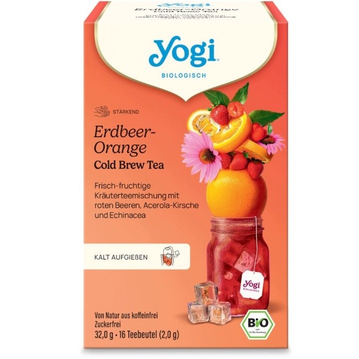 COLD BREW Truskawka - Pomarańcza BIO YOGI TEA