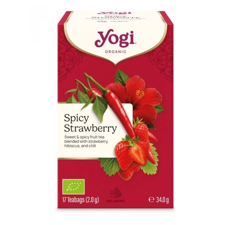 SPICY STRAWBERRY Pikantna truskawka BIO YOGI