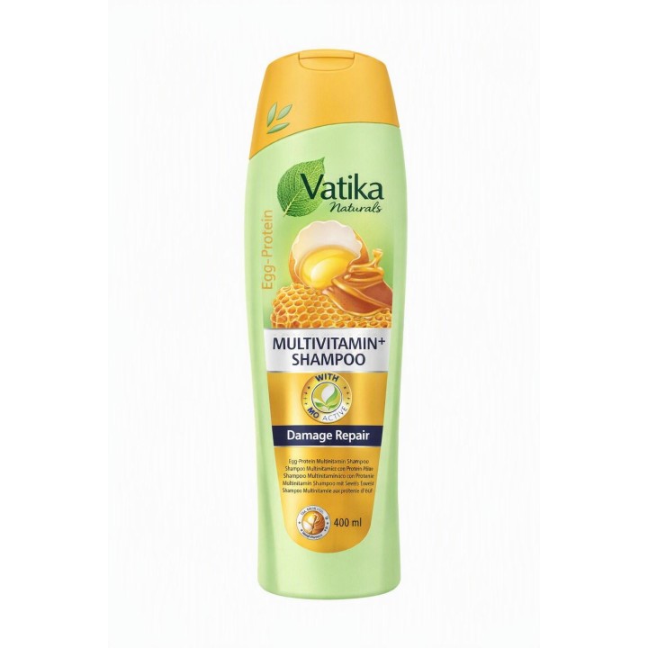 Szampon do Włosów Proteiny Jajeczne Odmładzający Vatika 400ml Dabur