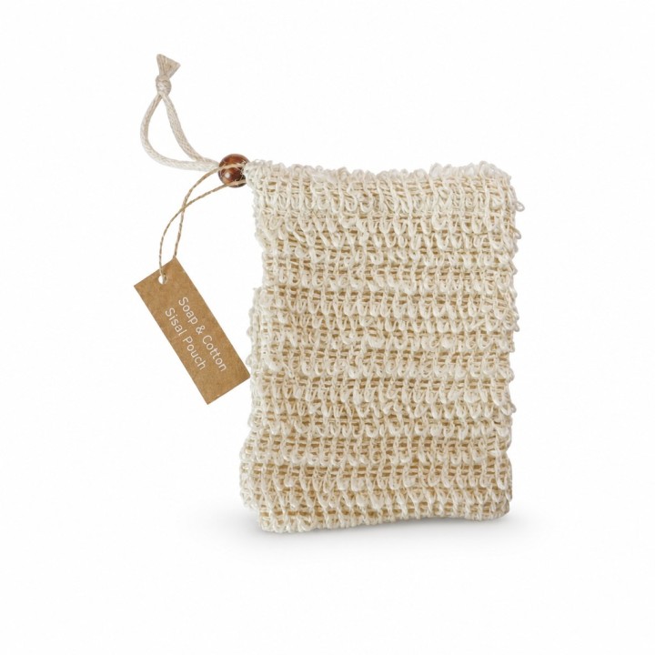 Woreczek na Mydło z Bawełny i Sizalu Najel SOAP COTTON SISAL - zdjęcie produktu