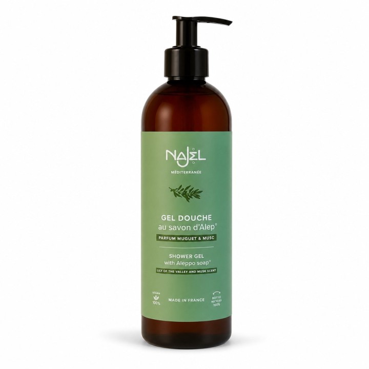 Żel pod Prysznic Konwalia Aleppo Soap SHOWER LILY VALLEY 500ml Najel - zdjęcie produktu