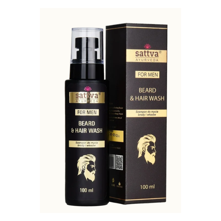 SATTVA MENS CHARCOAL FACEWASH 100 ml - zdjęcie produktu