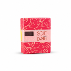 Ręcznie robione w Indiach Mydełko 100% VEGAN - INDYJSKA RÓŻA - 15g. Soil & Earth