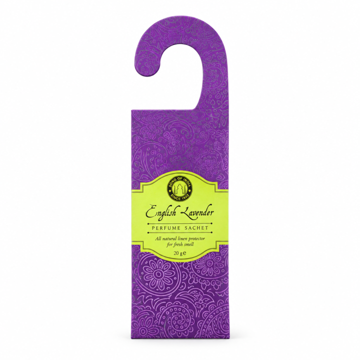Saszetka zapachowa z zawieszką English Lavender Song of India - zdjęcie produktu