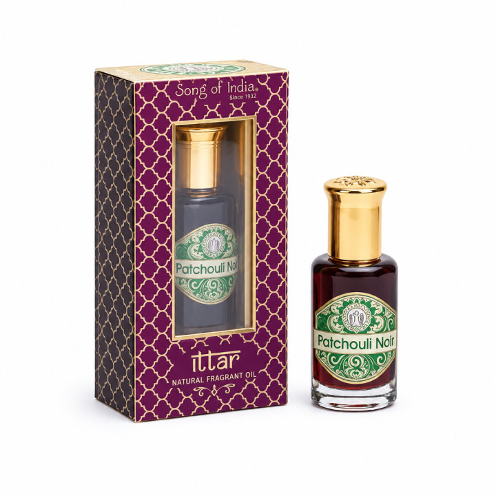 Olejek perfumowany roll on PATCHOULI NOIR 10 ml Luxurious Veda Song of India - zdjęcie produktu