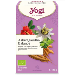 ASHWAGANDHA BALANCE Równow.z Ash. BIO YOGI TEA 17x2,0 g - zdjęcie produktu