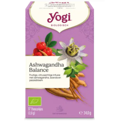 ASHWAGANDHA BALANCE Równow.z Ash. BIO YOGI TEA 17x2,0 g