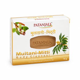 Ajuwerdyjskie mydło z glinką Multani Mitti 75g PATANJALI każdy typ skóry - zdjęcie produktu