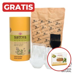 SATTVA HENNA JASNY BLOND 150 g. + gratis mydło