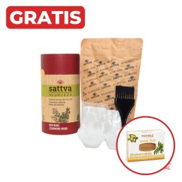 SATTVA HENNA RED WINE 150G + gratis mydło