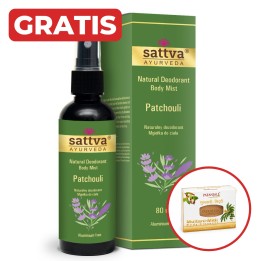 SATTVA NATURALNY DEZODORANT PATCHOULI 80 ML + gratis mydło