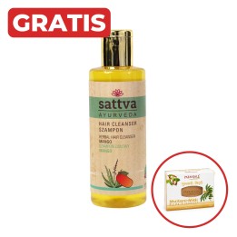 Szampon do włosów Mango 210ml Sattva + gratis mydło