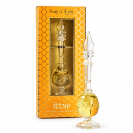 Perfumy w ręcznie robionej karafce - Drzewo Sandałowe & Wetiwera - 5 ml. Luxurious Veda, Song of India - zdjęcie produktu