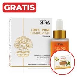 Olejek do twarzy ajurwedyjski KUMKUMADI FACE OIL 15ml SESA + gratis mydło