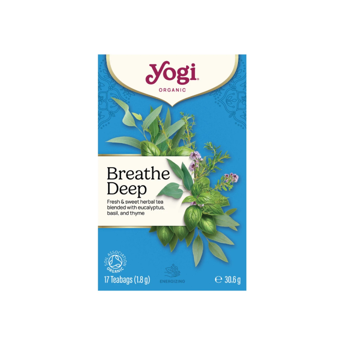 BREATHE DEEP Swobodny oddech BIO YOGI TEA - zdjęcie produktu