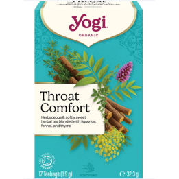 Herbata THROAT COMFORT Na gardło BIO 17 torebek Yogi Tea - zdjęcie produktu