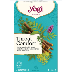 Herbata THROAT COMFORT Na gardło BIO 17 torebek Yogi Tea