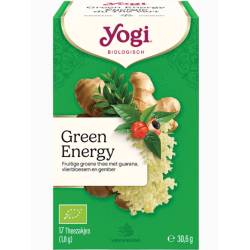 Herbata GREEN ENERGY Zielona energia BIO 17 torebek Yogi Tea