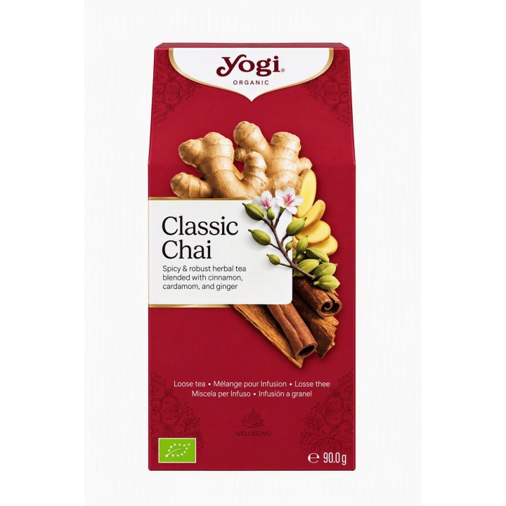 Herbata CLASSIC CHAI Klasyczny Czaj BIO 90g Sypana Yogi Tea - zdjęcie produktu