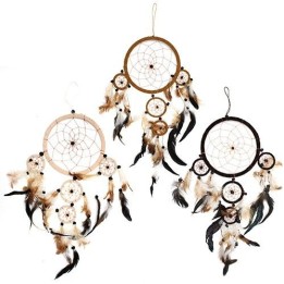 Bali Dreamcatchers - Large Round - Cream/Coffee/Choc - zdjęcie produktu