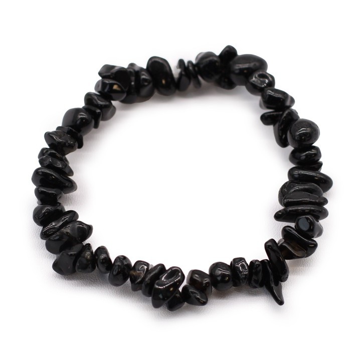 Chipstone Bracelet - Black Agate - zdjęcie produktu