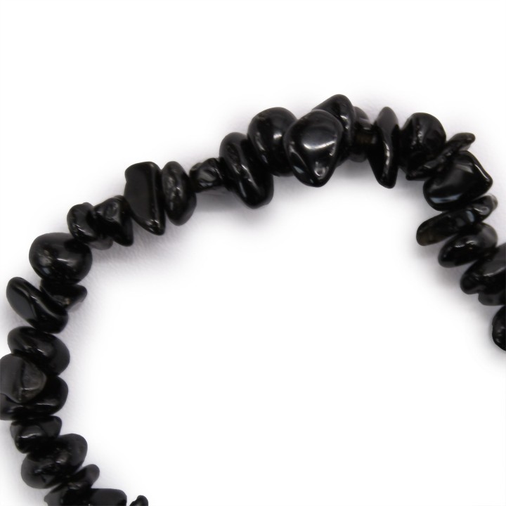 Chipstone Bracelet - Black Agate - zdjęcie produktu