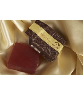 Ręcznie robione w Indiach mydło 100% VEGAN AMBRA i PIŹMO 125g Soil&Earth antystresowe