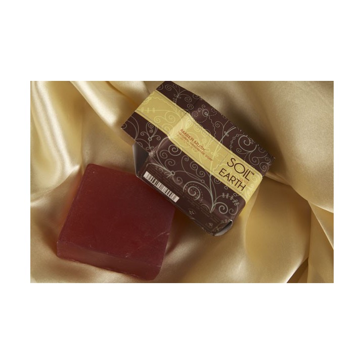 Mydło Naturalne Amber Musk, 100g, Soil & Earth