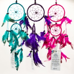 Bali Dreamcatchers - Medium Round - Turq/Pink/Purp - zdjęcie produktu