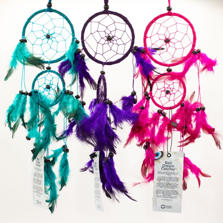 Bali Dreamcatchers - Medium Round - Turq/Pink/Purp - zdjęcie produktu