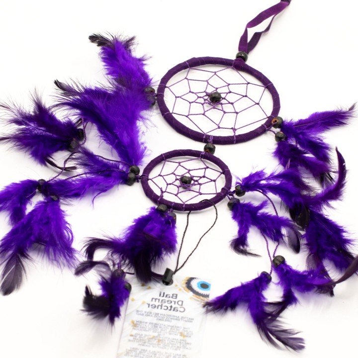 Bali Dreamcatchers - Medium Round - Turq/Pink/Purp - zdjęcie produktu