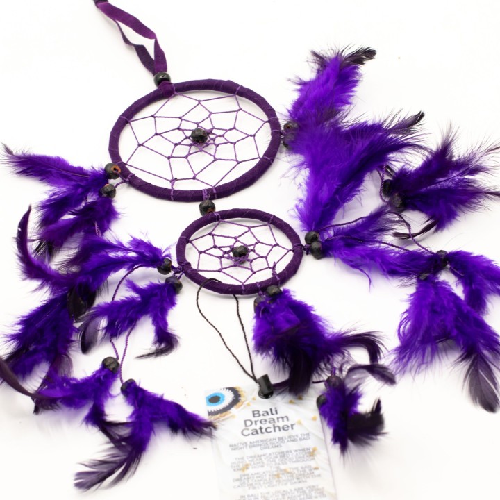 Bali Dreamcatchers - Medium Round - Turq/Pink/Purp - zdjęcie produktu