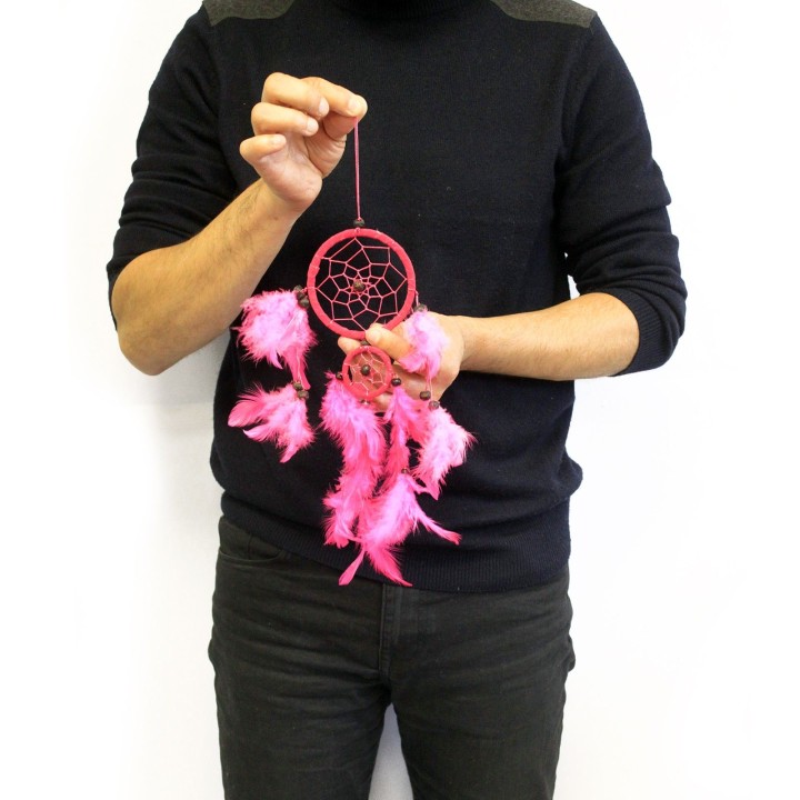 Bali Dreamcatchers - Medium Round - Turq/Pink/Purp - zdjęcie produktu